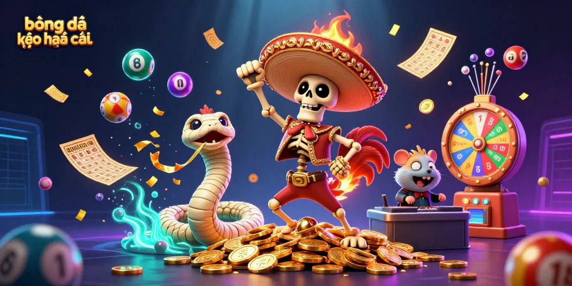Experience thrilling bóng đá kèo nhà cái bets with vibrant characters in a dynamic casino scene.